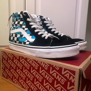 Vans Sk8-Hi Butterfly Checkered High Top